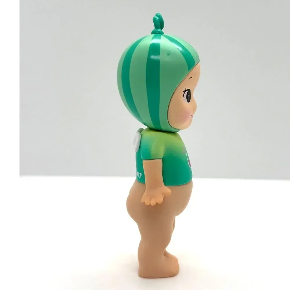 New Unbranded Kewpie/Angel Collectible Mini Figure, Watermelon Juice, Open Box